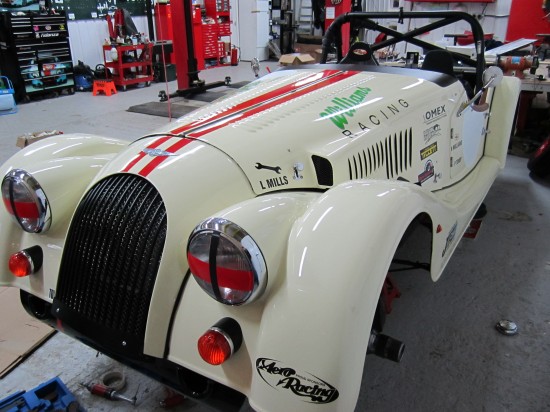 Everything fitted to the Williams Morgan Racing Challenge Car will be available to fit onto customer cars